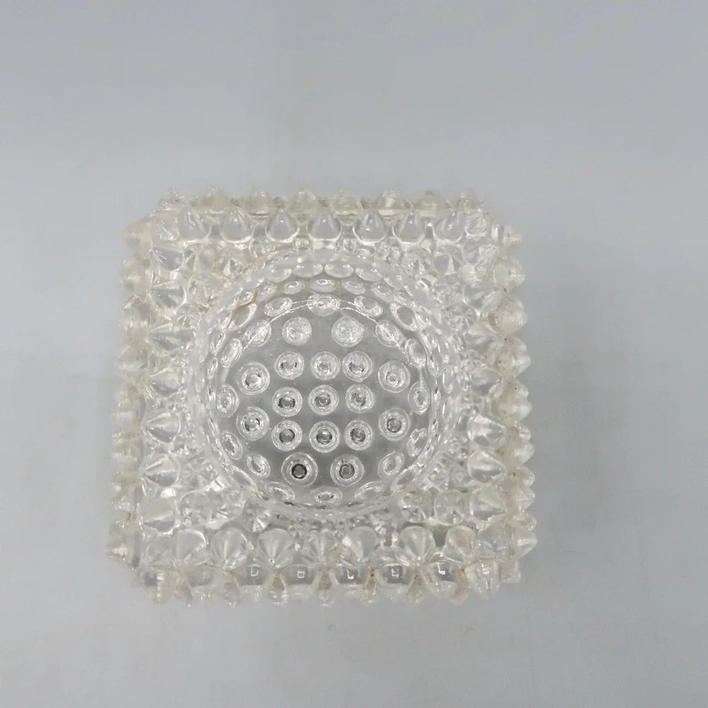 Vintage Fenton Hobnail Glass Clear 3